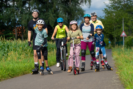Radeln und Rollen auf der Flaeming-Skate | Foto: Georg Moritz